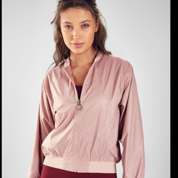 Fabletics "Eva" bomber reversible jacket/windbreak - Picture 3 of 8